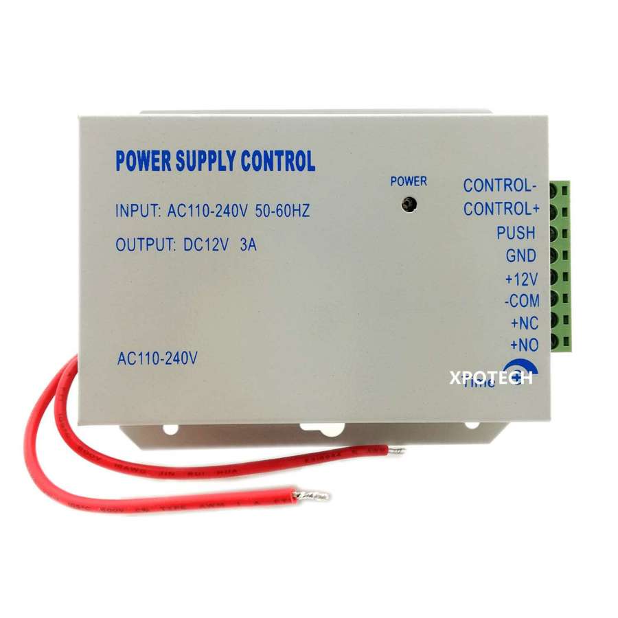 110v to 220v 12v 3a Switching Power Supply for Access Control system 240v at max